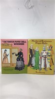 2 Paper Doll Books : Victorian & Medieval UJC