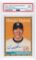 #1/1 GRADED HIDEKI MATSUI AUTO BASEBALL CARD