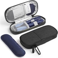 Insulin Pen Cooler Case with Ice Packs  Black