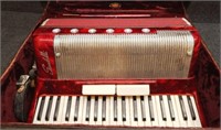 Scandalli Accordion w/Case - Musical Instrument