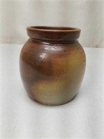 Mottled Glaze Antique Stoneware Storage Jar