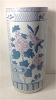 Large Ceramic Chinese Vase/Umbrella Stand U7A