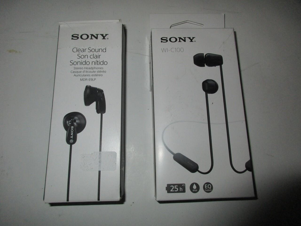 2 Sony Earbuds - Work