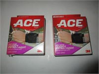 2 New Ace Wrist Supports
