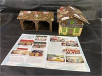 VTG Cardboard Play House, Garage & More