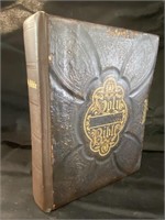 Antique 1874 Holy Bible