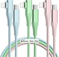 USB C to Lightning Cable Apple MFi Certified 3Pack