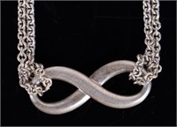 TIFFANY & CO. STERLING SILVER INFINITY NECKLACE