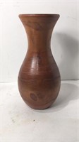 Vintage Lathe Turned Wood Vase U8C