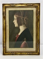 Michelangelo's "Beatrice d' Este" Print & Frame