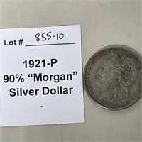 1921-P Morgan 90% Silver Dollar