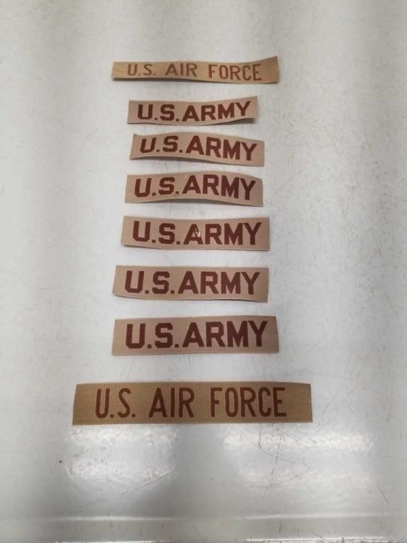 U.S. Army and U.S. Air Force Uniform Patches
