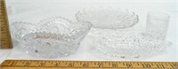 Clear Glass Dishes, Cut Glass?