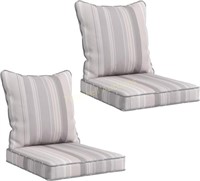 Outsunny 4-Piece Patio Cushions Set  Grey