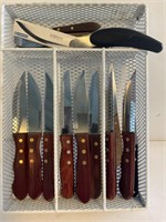 Tramontina (8) Pc Knife Set Plus Caddy and More