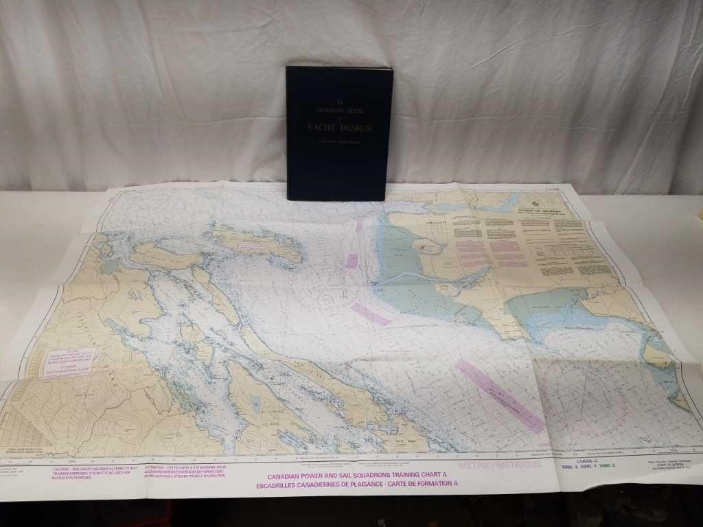 Sailing Yacht Design Book + Vancouver Water Map