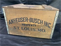 Anhueser-Busch Budweiser Wooden Crate