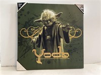 Star Wars "Yoda" Canvas Stretch Framed Wall Art
