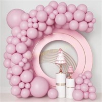 84PCS Pastel Pink Balloons Arch Kit 5/18 Inch