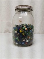Giant Jar of Cats Eyes Marbles + Other Marbles