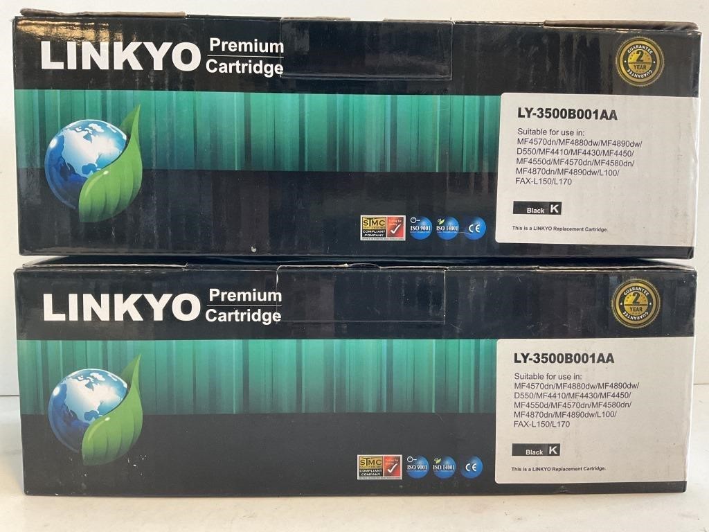 Linkyo Premium Cartridges (2) NIB Black K