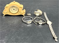 Estate Watch & Clock Find Lot - Timex K Cell +