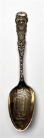ANTIQUE STERLING SILVER COLLECTIBLE SPOON - MASONS