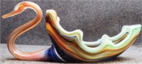 MCM Mid-Century-Modern Glass Swan