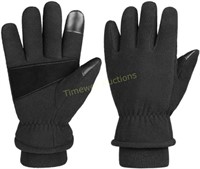 Winter Work Gloves Extra Grip  Insulated Black