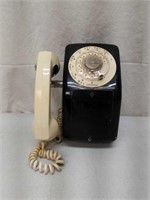 Antique Black & White Automatic Electric Telephone