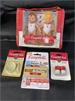 NIB Campbell Soup Kids Dolls & More