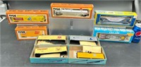 Vintage Model Train Cars in Boxes - Tyco +