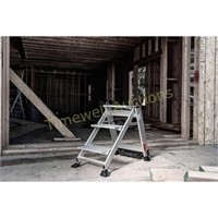 Giant 3-Step Ladder  IAA 375lb  Gray