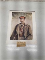 1919 World War 1 King George V Military Calendar