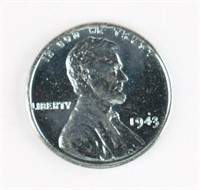 1943 US WWII STEEL LINCOLN WHEAT PENNY