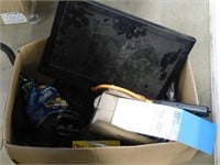 BOX LOT - ELECTRONIC BUG ZAPPER, BAG BONE MEAL