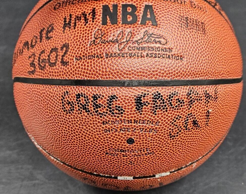Signed Basketball 9-11 Firefighters