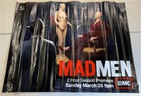 2007 Mad Men AMC Promotional Decal Poster