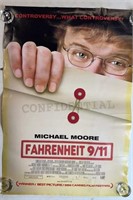 2004 Fahrenheit 9/11 Promotional Movie Poster