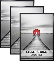 20x28 Black Poster Frame 3 Pack by ELSKER&HOME