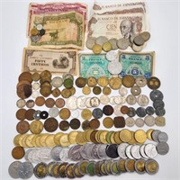 Foreign Coins & Currency UK Europe Asia Etc