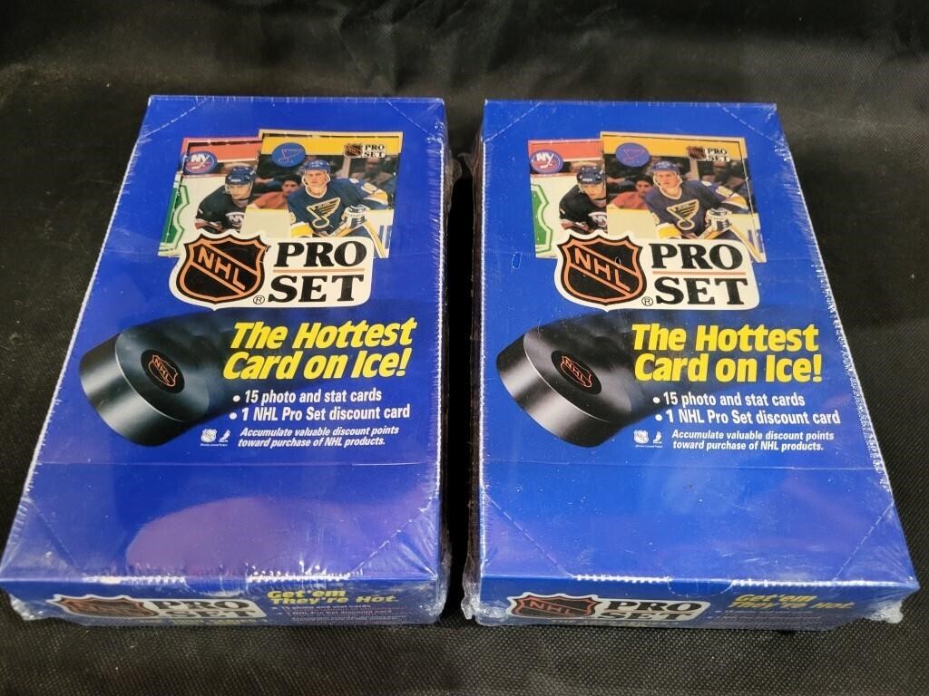 New Sealed 1990 NHL Pro Set Hockey Cards