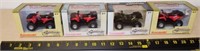 (4) Ertl Kawasaki ATVs - 4-Wheeler Toys
