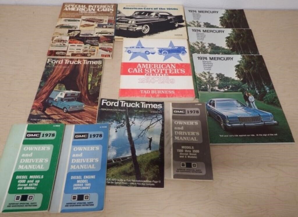 Car / Truck Manuals, Dealer Brochures & More