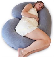 PharMeDoc Maternity Pillow  C-Shape Gray