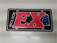 Molson Ex License Plate