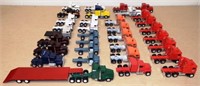(34) Die-Cast Semi Truck / Cabs & Trailer - Toys