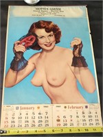 1961 Motto's Garage Pinup Complete Calendar