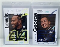 (2) x F1 RACING COLLECTIBLE CARDS