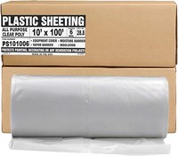Aluf Plastics Plastic Sheeting - 10' X 100', 6